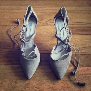 Boden Leather and suede heels